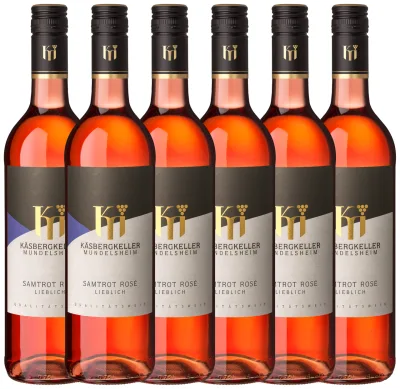 Mundelsheimer Samtrot Rosé QbA 0,75l - 6er Karton