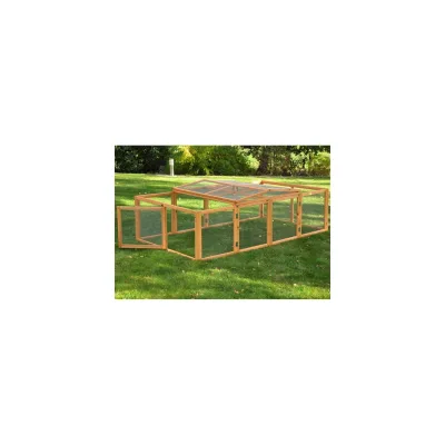 Nanook Freigehege Purzel natur faltbar 200 x 123 x 53 cm