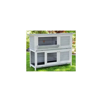 Nanook Kleintierstall Bommel 122 x 50 x 101 cm grau