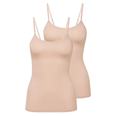 Comfort Spaghetti-Top Damen Unterhemd