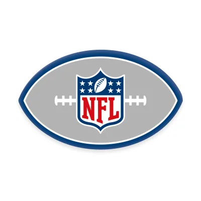 NFL Konturenkissen Größe 36x22 cm