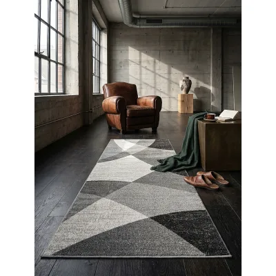 Niederflor-Läufer Grau 80x140 cm - THUR   Kadima Design