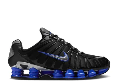 Nike Shox TL Black Racer Blue Metallic Silver
