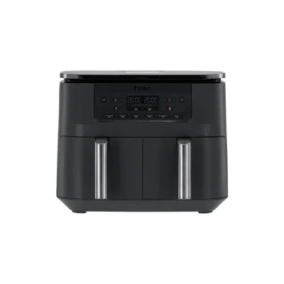 Ninja DZ300EU Doppel-Heißluftfritteuse grau