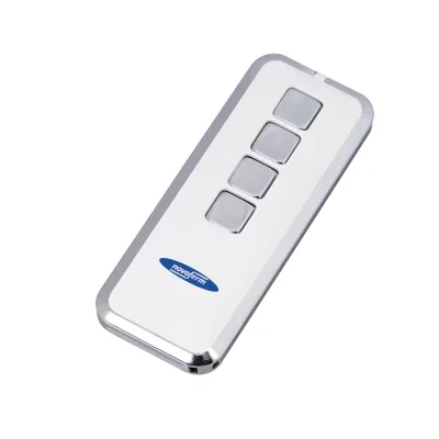 Novoferm Garagentor Handsender Mini-Novotron 524 Design, 4 Kanal, Silber / Weiß