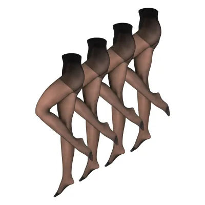 NUR DIE Damen Feinstrumpfhose Glamour 30 DEN 4