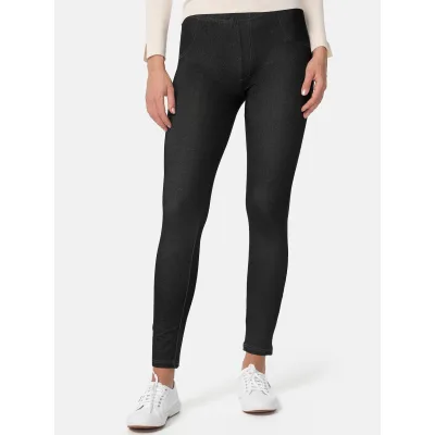 NUR DIE Damen Treggings in Jeans-Optik 2