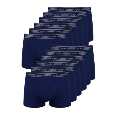 NUR DIE Herren Boxer 3D-Flex Classic Retroshorts 12er Pack