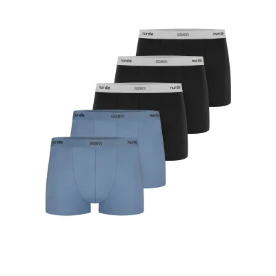NUR DIE Herren Boxer Cotton 5er Pack