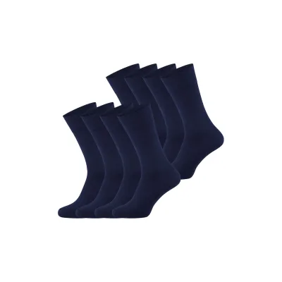 NUR DIE Herren Freizeitsocken Bambus Komfortbund 8er Pack