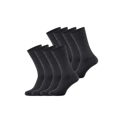 NUR DIE Herren Freizeitsocken Bambus Komfortbund 8er Pack