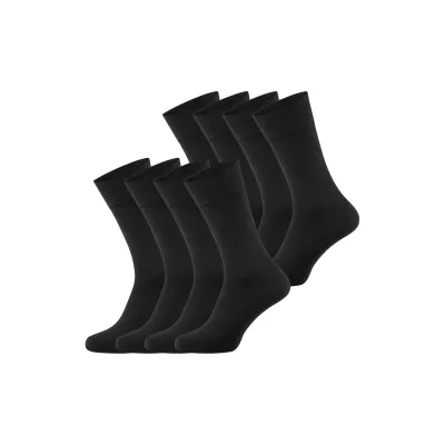 NUR DIE Herren Freizeitsocken Bambus Komfortbund 8er Pack