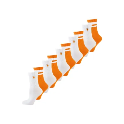 NUR DIE Herren Freizeitsocken Statement Socken mit Stickerei 10er Pack