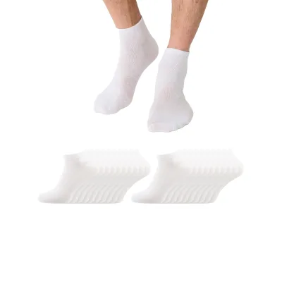 NUR DIE Herren Sneakersocken Classic unifarben hautsympathisch 20