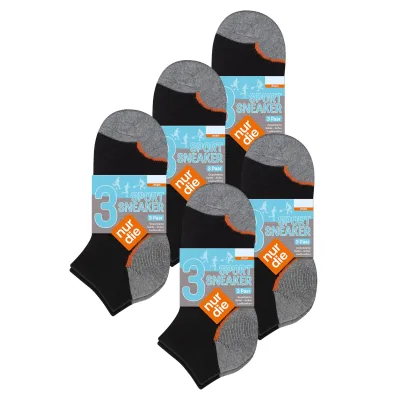 NUR DIE Herren Sneakersocken Sport und Alltag 15