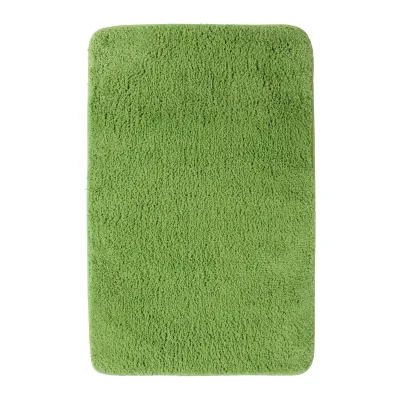NYVI Badematte NYVISpa Lasalle  - Badezimmerteppich - Rutschfest, Saugfähig, Schnell Trocknend, Fußbodenheizung geeignet, Waschbar, Weich Farbe:Grün;Größe:Badematte 60x90 cm