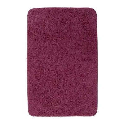 NYVI Badematte NYVISpa Lasalle  - Badezimmerteppich - Rutschfest, Saugfähig, Schnell Trocknend, Fußbodenheizung geeignet, Waschbar, Weich Farbe:Lila;Größe:Badematte 70x120 cm