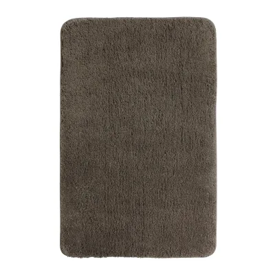 NYVI Badematte NYVISpa Lasalle  - Badezimmerteppich - Rutschfest, Saugfähig, Schnell Trocknend, Fußbodenheizung geeignet, Waschbar, Weich Farbe:Taupe;Größe:Badematte 70x120 cm