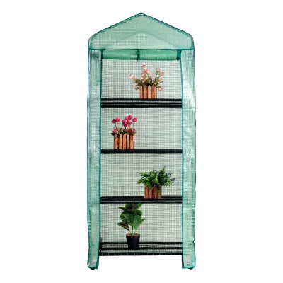 NYVI Foliengewächshaus NYVIGreen 158x69x49 cm - Gewächshaus klein für Jungpflanzen, Tomaten