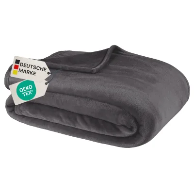 NYVI Kuscheldecke Cashmere Touch - Extra Flauschig - kuschelweiche & warme Sofadecke für Herbst & Winter Farbe:Anthrazit;Größe:180x220 cm