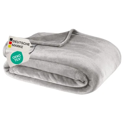 NYVI Kuscheldecke Cashmere Touch - Extra Flauschig - kuschelweiche & warme Sofadecke für Herbst & Winter Größe:180x220 cm;Farbe:Kiesel