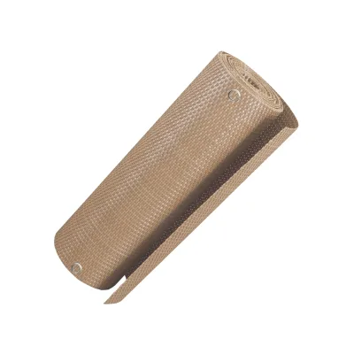 NYVI Polyrattan Balkon Sichtschutz Privafence - Balkonbespannung mit Metallösen - UV-fest, Wetterfest, 100% Blickdicht Größe:90x300 cm;Farbe:Beige RD18