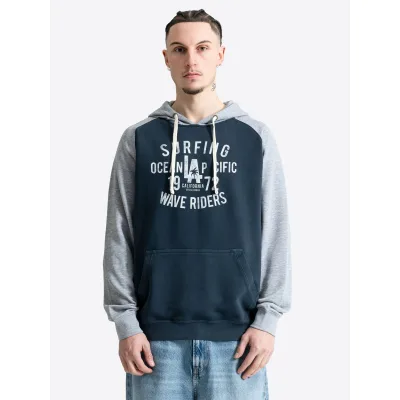 Ocean Pacific Herren Kapuzensweatshirt normale Passform RAGLAN NZ