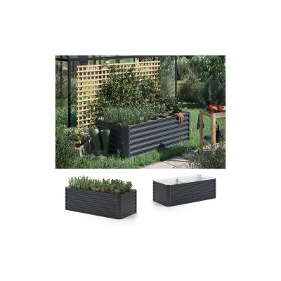 OK-Living Hochbeet Anthrazit 180x60x90 cm