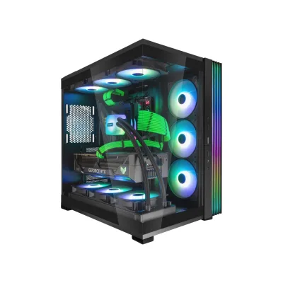 ONE GAMING High End Gaming PC Black Edition AN150 - RTX 5080 - Ryzen 7 9800X3D - 2 TB NVMe - 32GB RAM