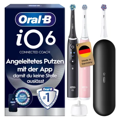 Oral-B iO Series 6 Elektrische Zahnbürste Doppelpack