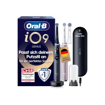 Oral-B iO Series 9 Duo Black Onyx/Rose Quartz +tip