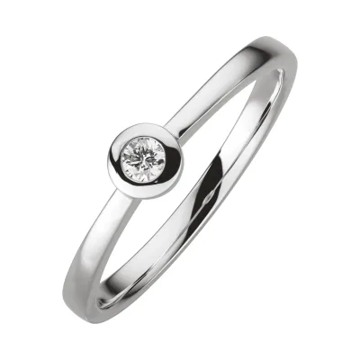 Orolino Ring 750 Gold 1x Brillant 0,07ct.