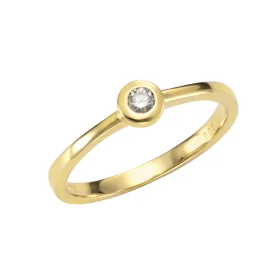 Orolino Ring Gold 585 mit Brillant 0,07ct.
