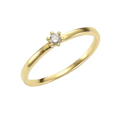 Orolino Ring Gold 750 mit Brillant 0,07ct.
