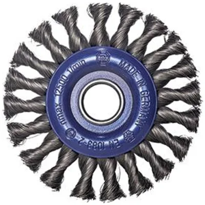 Osborn Rundbürste Stahldraht 115x12 mm gezopft