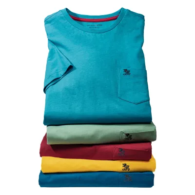 Otto Kern 5er Pack Herren T-Shirts aus Baumwolle
