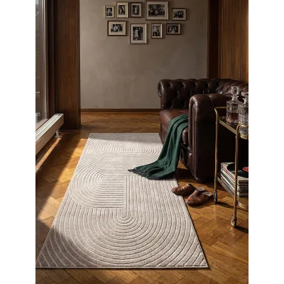 Outdoor-Läufer Niederflor Beige 80x150 cm - MEZEN   Kadima Design