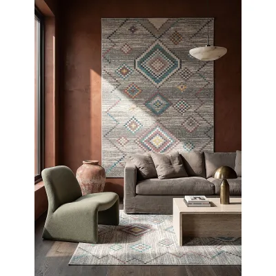 Outdoor-Teppich Niederflor Creme 160x230 cm - LIMMAT   Kadima Design