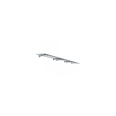 Palram  Canopia Aquila  Vordach, grau, klar 450x92x17,5 in cm (LxBxH)