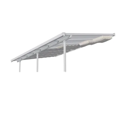 Palram - Canopia   Beschattung, Sonnensegel für 3x4.3 Terrassenüberdachung, weiß