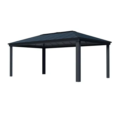 Palram - Canopia   Dallas 4.3 X 6.1 Gartenpavillon, anthrazit