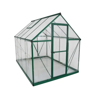 Palram - Canopia   Hybrid 2.5x1.9 Gewächshaus, grün in cm 250x185x209 (LxBxH)