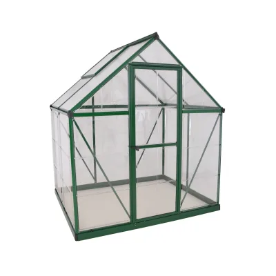 Palram - Canopia   Hybrid Gewächshaus, grün, Seitenwände in cm 130x185x209 (LxBxH)