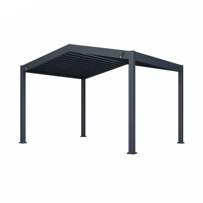 Paragon Outdoor Pergola mit Lamellendach Icon 1013 Anthrazit   308x399x282 cm