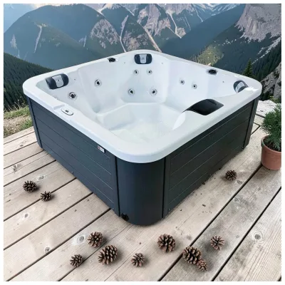PassionSpa Whirlpool FLAME 190 x 190 x 81 cm - XL / bis zu 5 Personen