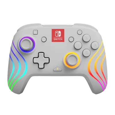 PDP Afterglow Wave White Wireless Switch Controller