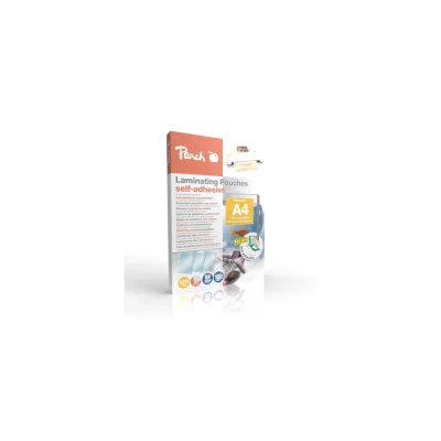 Peach 100 x A4 Laminierfolien, 125 mic, selbstklebend
