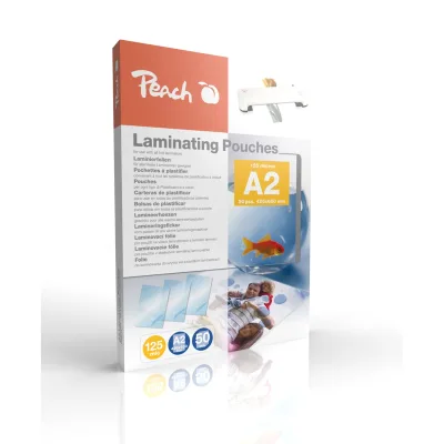 Peach 500 x A2 Laminierfolien, 125 mic, glänzend