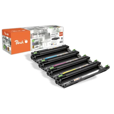 Peach B243 CL Trommeleinheiten col ersetzt Brother DR-243CL für z.B. Brother DCPL 3550 CDW, Brother MFCL 3770 CDW, Brother DCPL 3510 CDW (wiederaufbereitet)