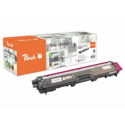 Peach B245 M Toner XL ma ersetzt Brother TN-245M für z.B. Brother DCP -9020 CDW, Brother HL -3140 CW, Brother HL -3150 CDN, Brother HL -3150 CDW (wiederaufbereitet)